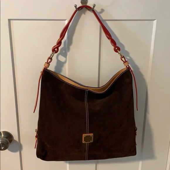 Dooney & Bourke Handbags - NWOT - Dooney and Bourke suede chocolate hobo